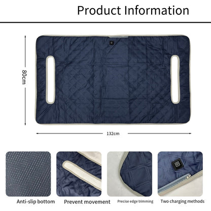 LITEGUEST USB Heated Golf Cart Seat Cushion Winter Warmth Essential