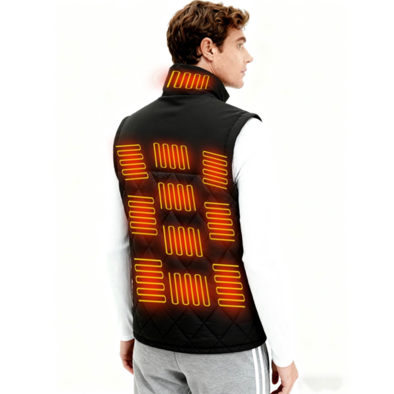 LITEGUEST Dual-Control Heated Vest – 17-Zone USB Heated Winter Vest