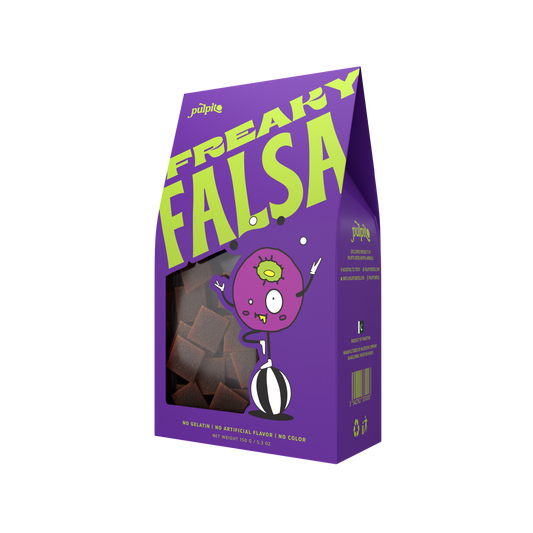 Pulpito Freaky Falsa (South-Asian blueberries) Fruit Bites Box - 12 Boxes x 150g case