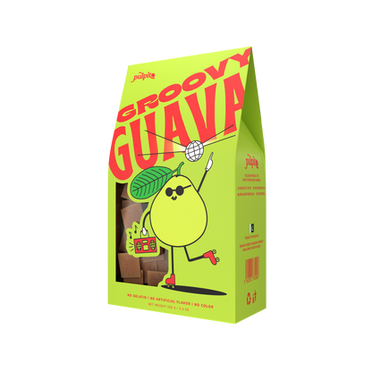 Pulpito Groovy Guava Fruit Bites Box - 12 Boxes x 150g case