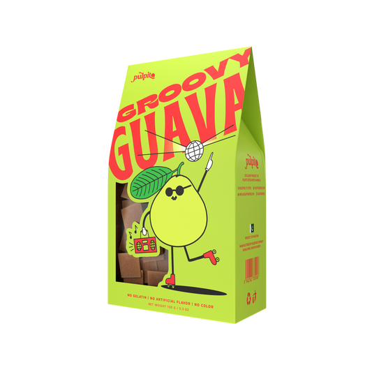 Pulpito Groovy Guava Fruit Bites Box - 12 Boxes x 150g case
