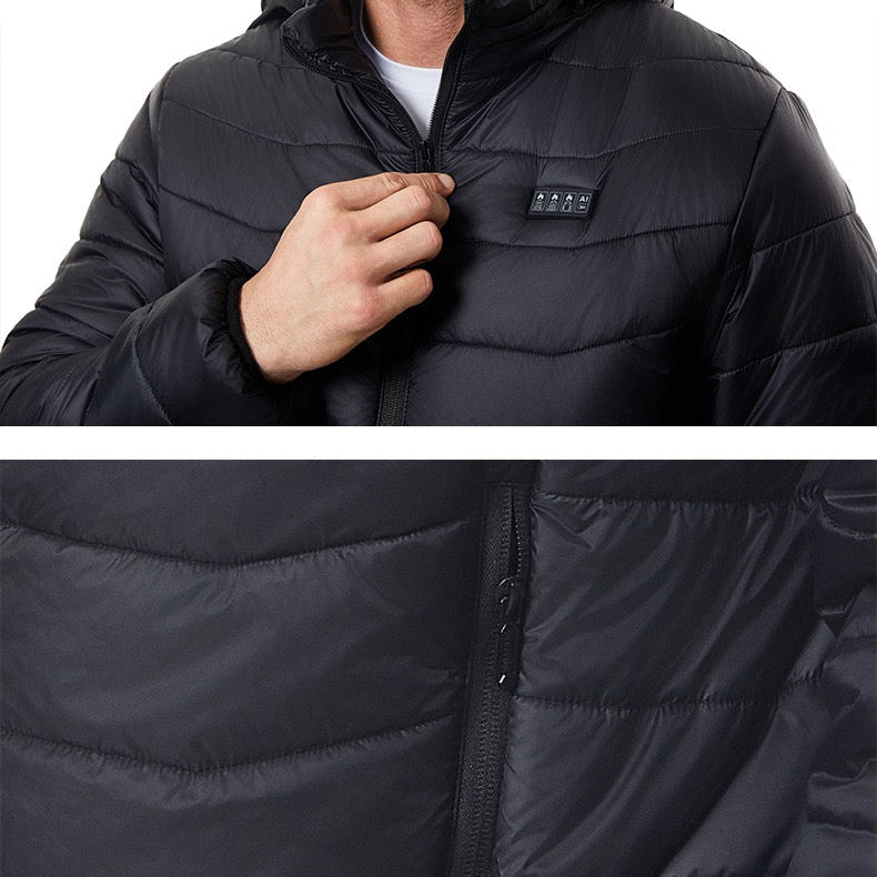 LITEGUEST 27-Zone Smart Heated Down Jacket – Urban Winter Warmth