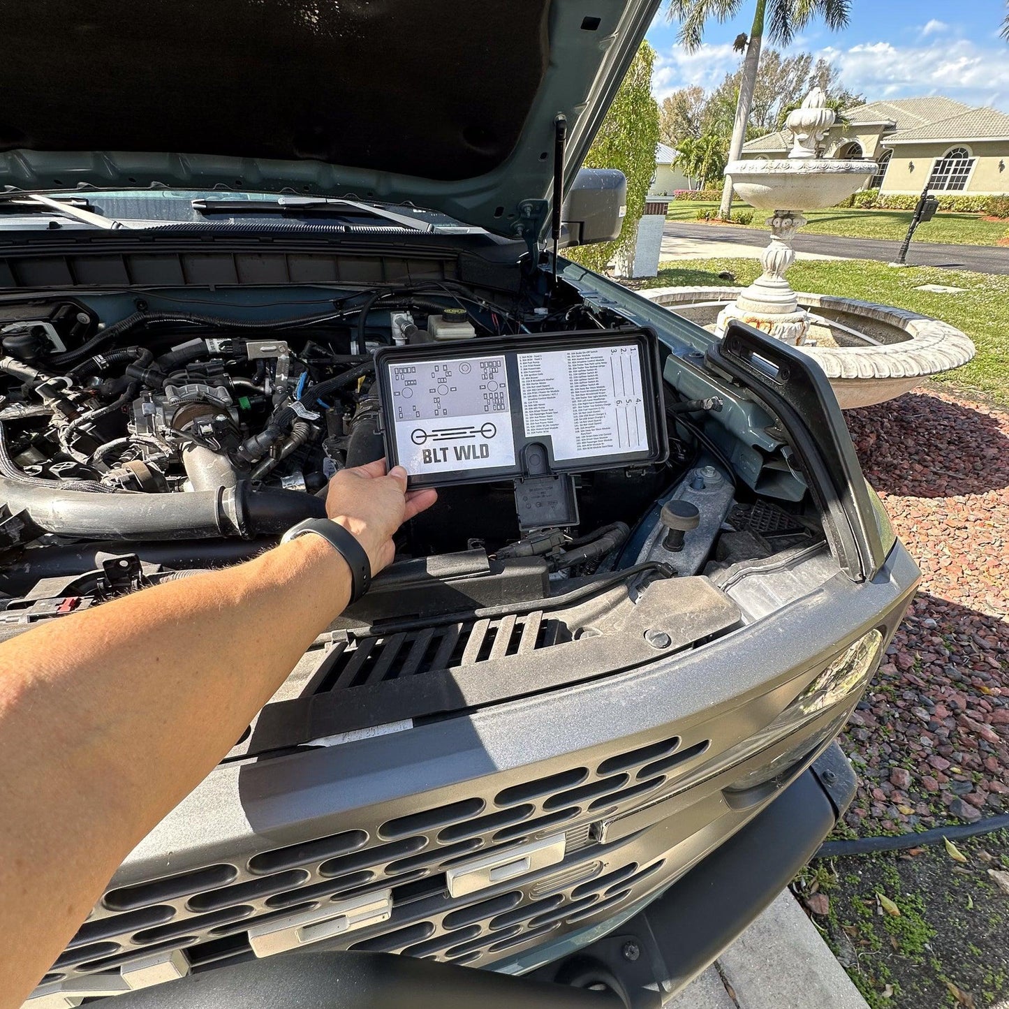 Printed Series Underhood Fuse Box Lid Labels - 2021+ Bronco