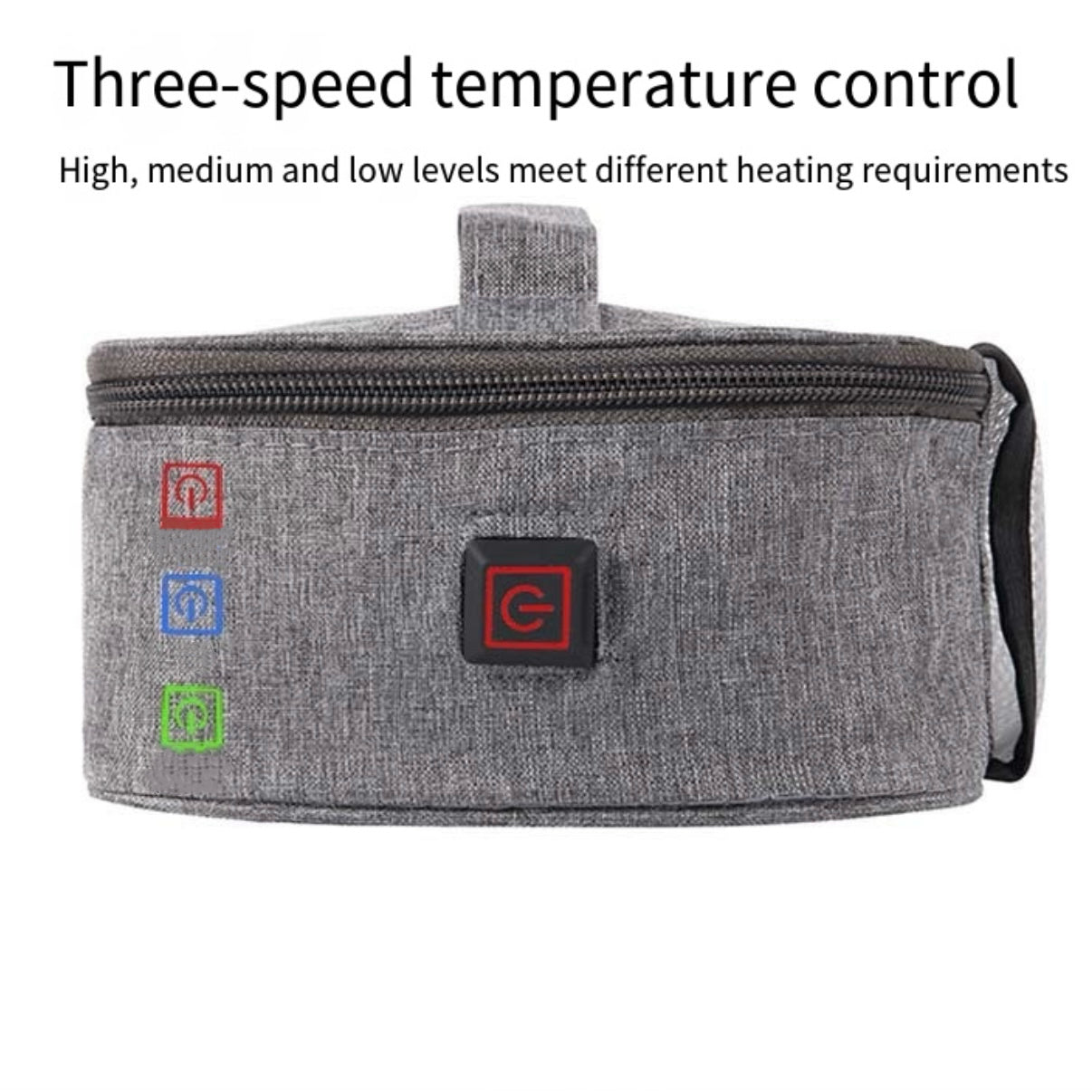 LITEGUEST USB Heated Lunch Bag – Portable Waterproof Outdoor Lunch Bag