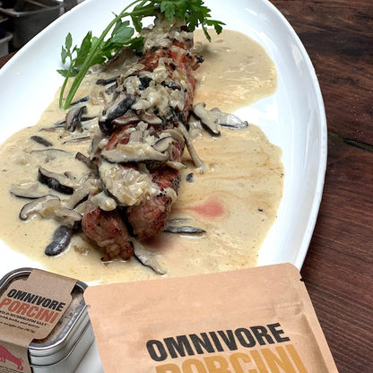 Omnivore Porcini Salt 4 oz. Bag - 6 Bags x 4 oz case