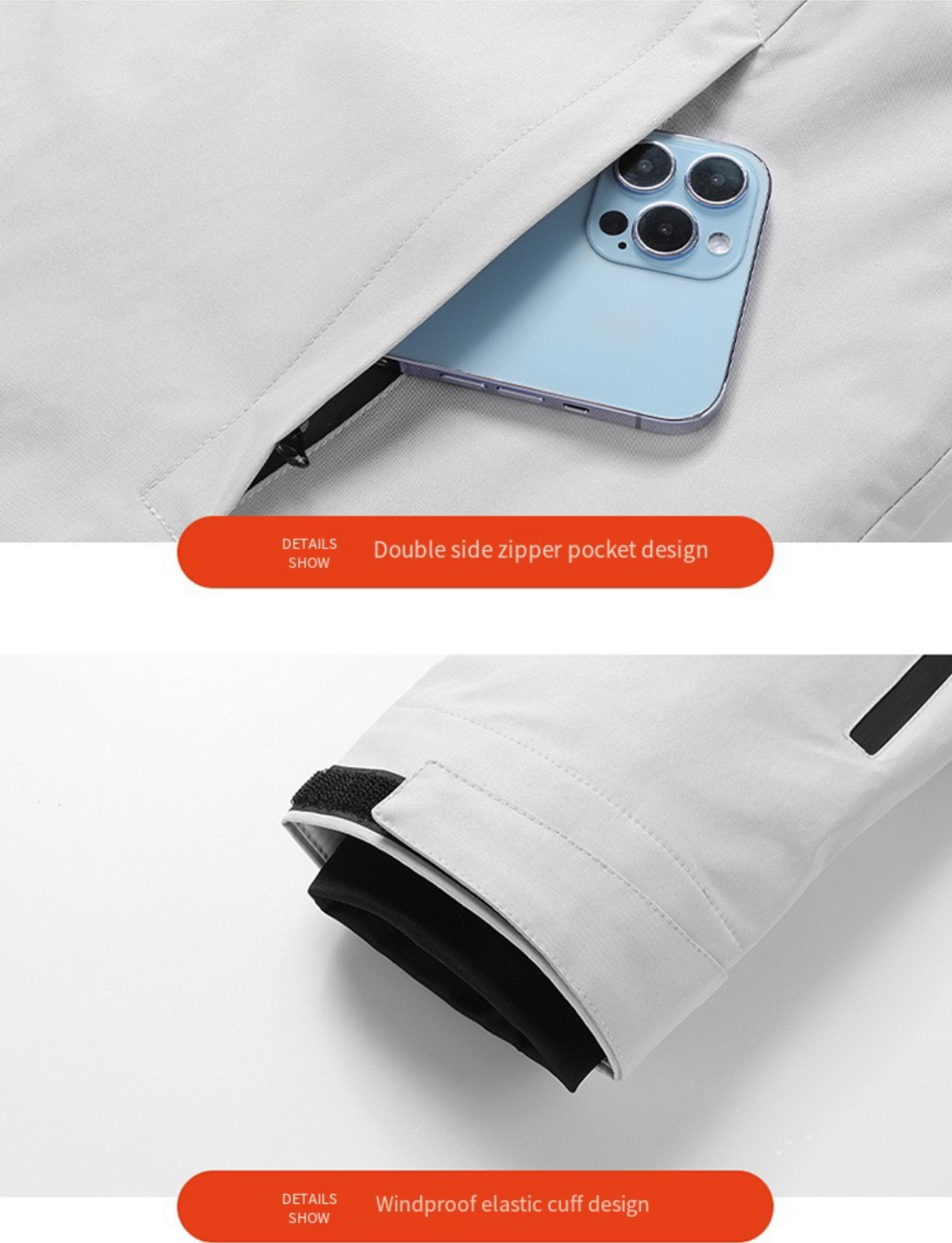 LITEGUEST Ski Waterproof 5-Zone Heated Jacket – USB Heated Winter Coat