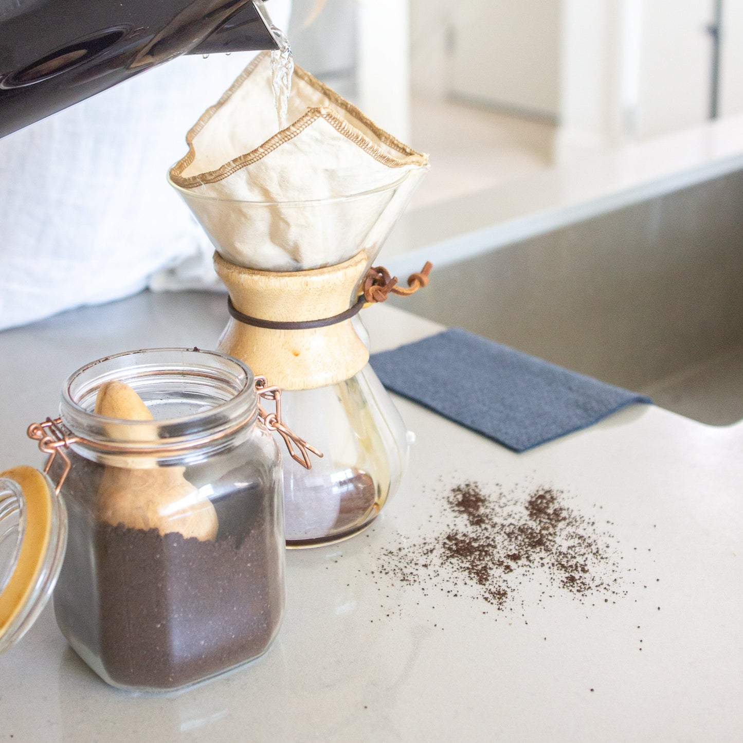 Goldilocks Goods Swedish Dishcloth: Solid Navy