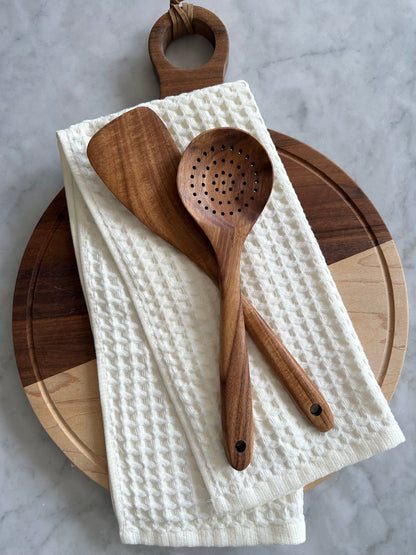 Verona Waffle Kitchen Towels – 2 Piece Set