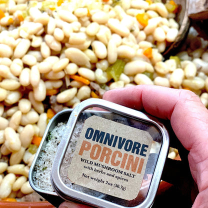 Omnivore Porcini Salt 2 oz. Tin - 6 Tins x 2 oz case