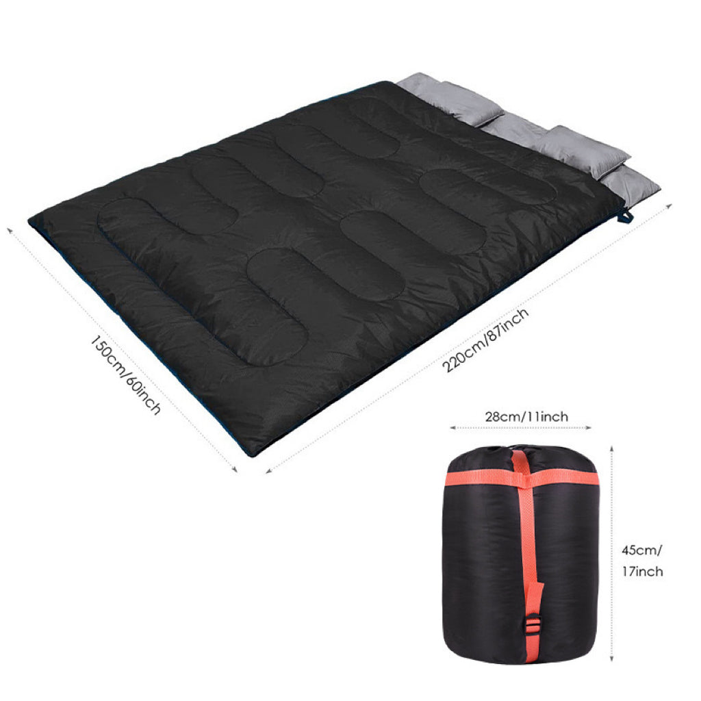 LITEGUEST USB Heated Double Sleeping Bag – Warm Comfort for Camping