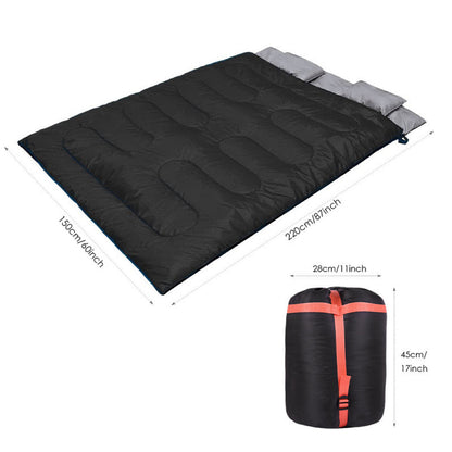 LITEGUEST USB Heated Double Sleeping Bag – Warm Comfort for Camping