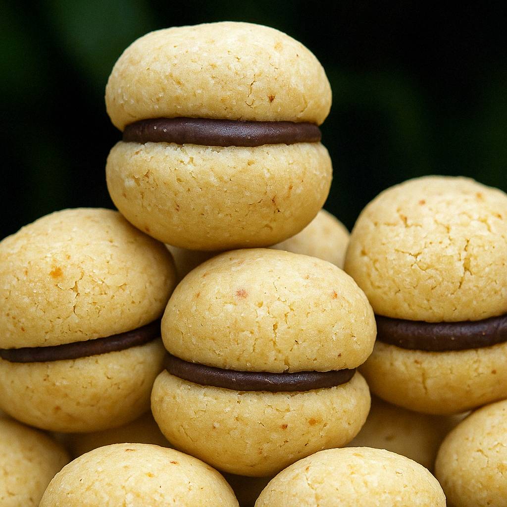 Andy Anand Deliciously Italian Authentic Baci Di Dama Cookies (Lady’s Kisses) 20 Pcs , Gluten Free, Made In Italy, Baci Di Dama: The Italian Cookies That Will Steal Your Heart