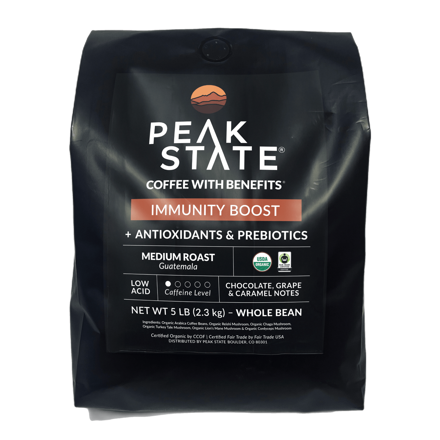 IMMUNITY BOOST Medium Roast - 5 Pound Bag
