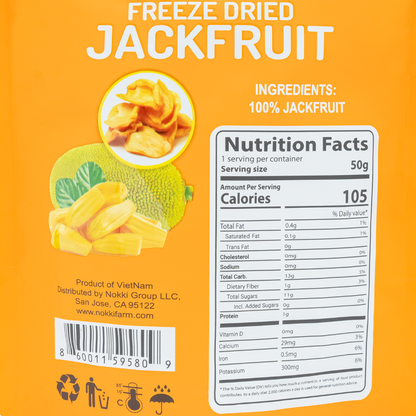Freeze-Dried Jackfruit