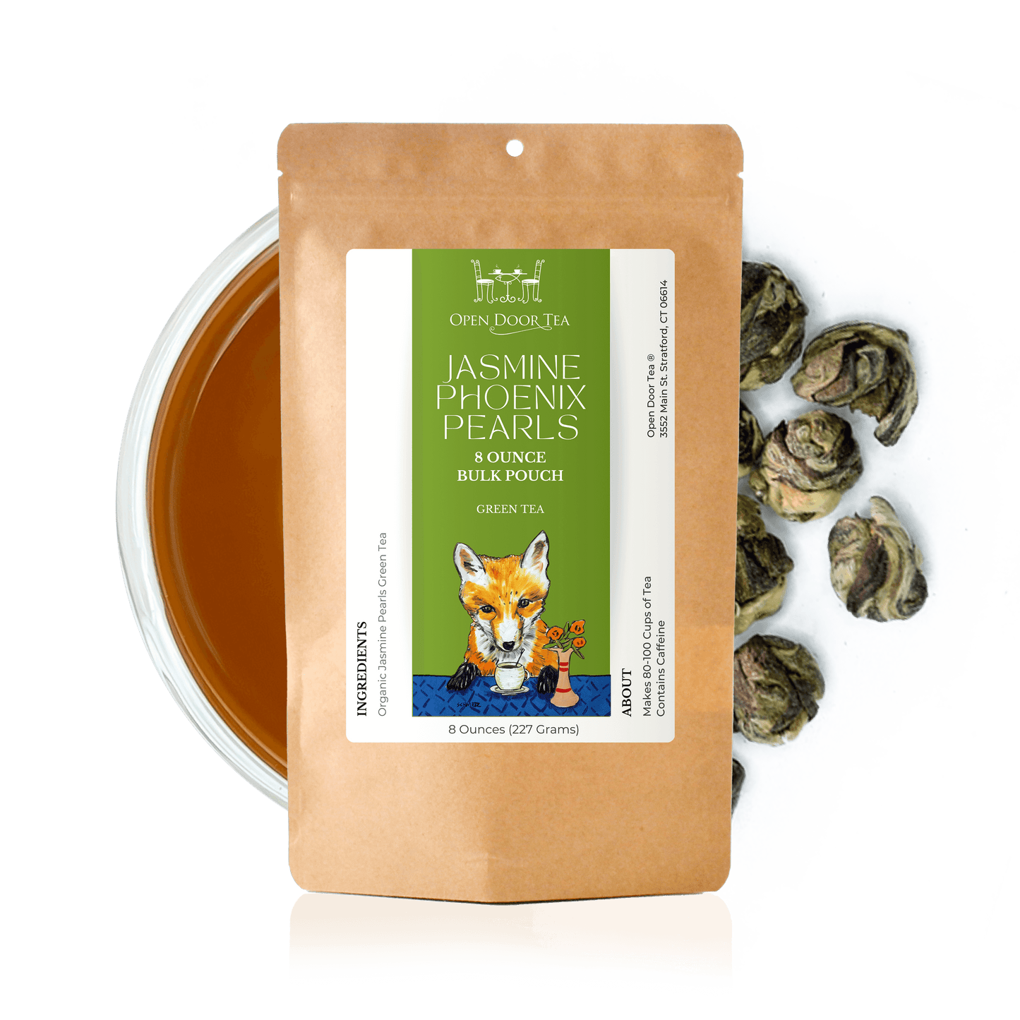 Open Door Tea Jasmine Phoenix Pearls