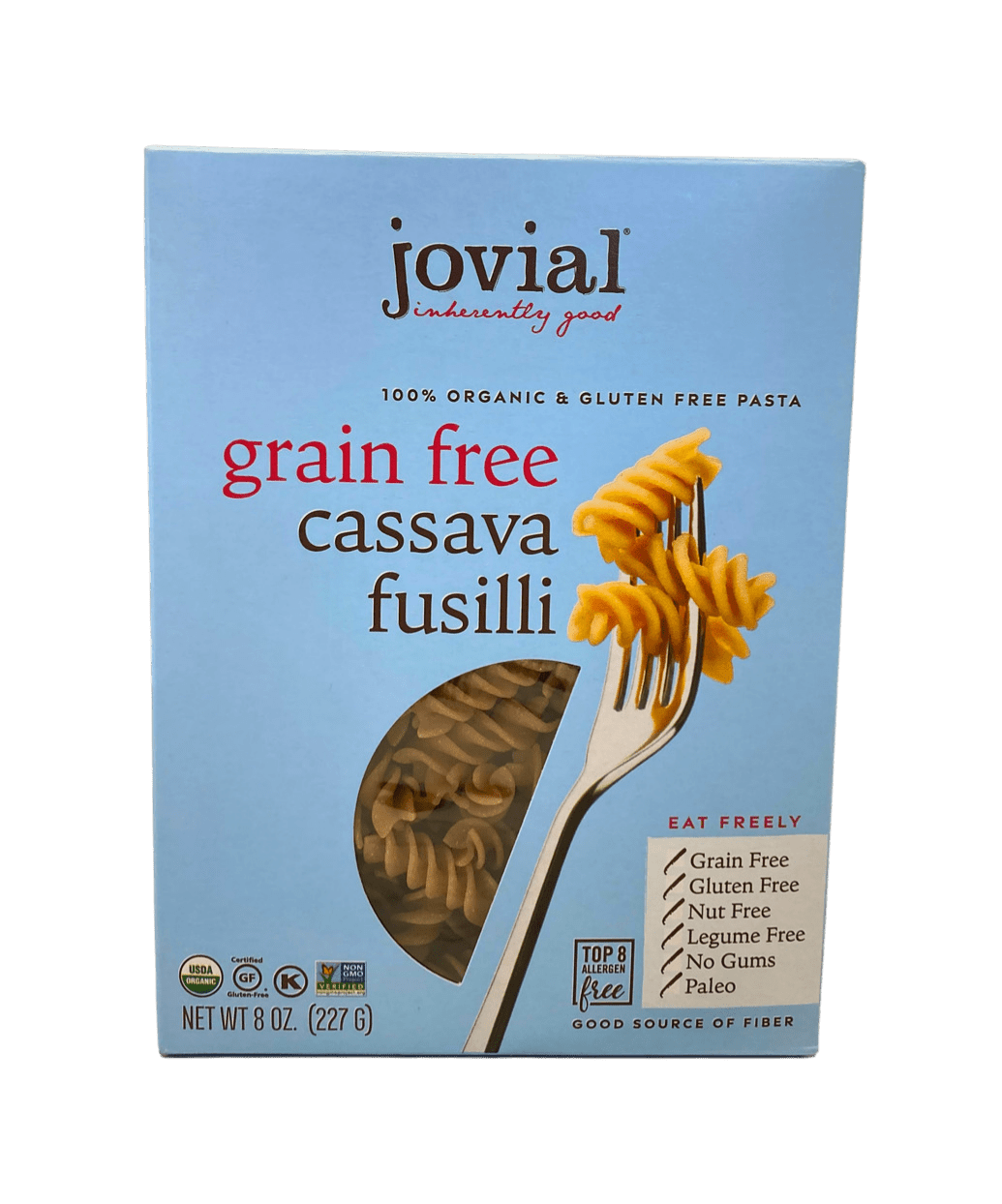 Fusilli, Cassava, Organic, Jovial, Gluten-Free, Grain-Free