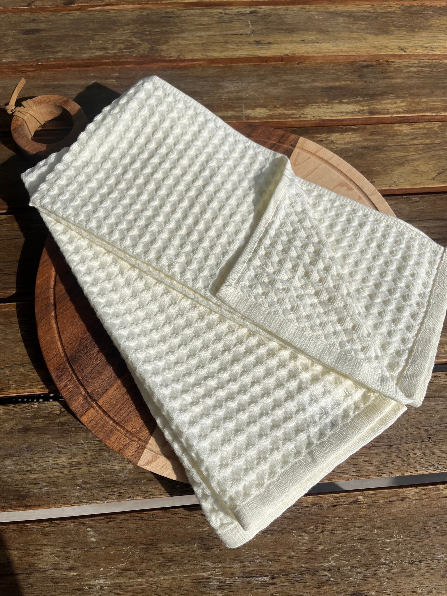 Verona Waffle Kitchen Towels – 2 Piece Set
