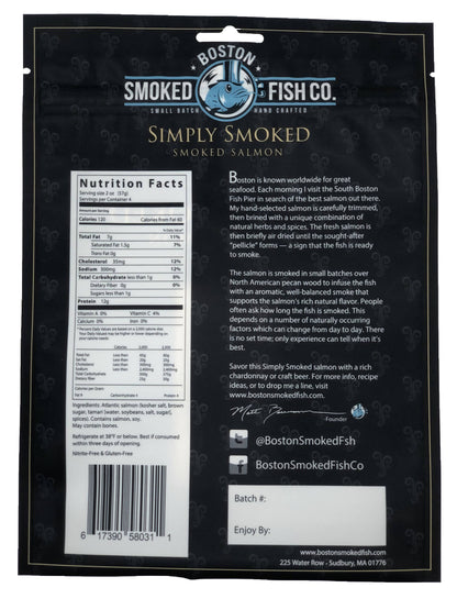Simply Smoked Salmon Portions (Hot Smoked) - 3 x 3 LB