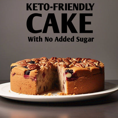 Andy Anand Guilt-Free Luxury: Keto Sugar Free Fruit Cake with Rich Truffles Perfect Bakery Dessert For Diabetic, Birthday Cake (2.8 lbs)