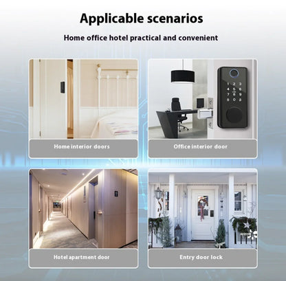 Style Loft Collection CyberSecure Wifi, Bluetooth, Fingerprint Keycode, and Keycard Door Locks