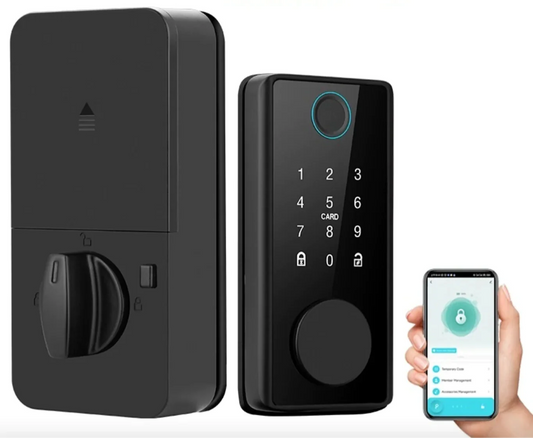 Style Loft Collection CyberSecure Wifi, Bluetooth, Fingerprint Keycode, and Keycard Door Locks