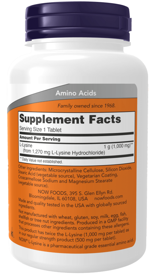 L-Lysine 1000mg