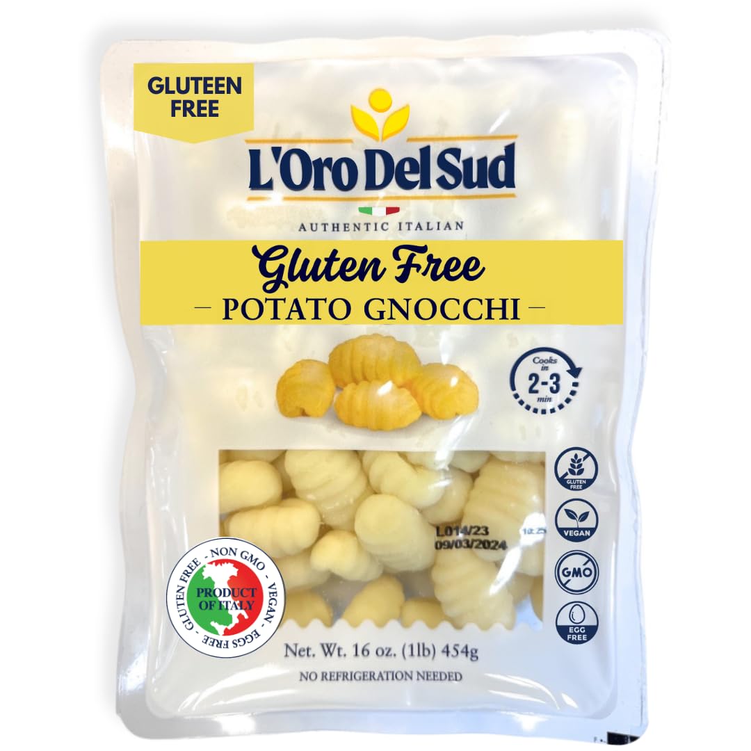 L'Oro Del Sud, Gluten-Free Potato Gnocchi, 12 Pack x 1 lb
