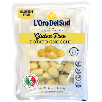 L'Oro Del Sud, Gluten-Free Potato Gnocchi, 12 Pack x 1 lb