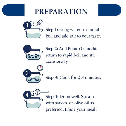 L'Oro Del Sud, Gluten-Free Potato Gnocchi, 12 Pack x 1 lb