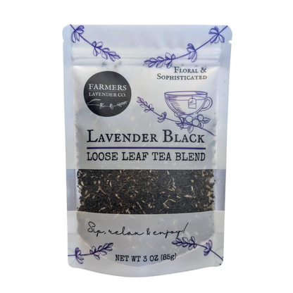 Lavender Black Loose Leaf Tea Blend