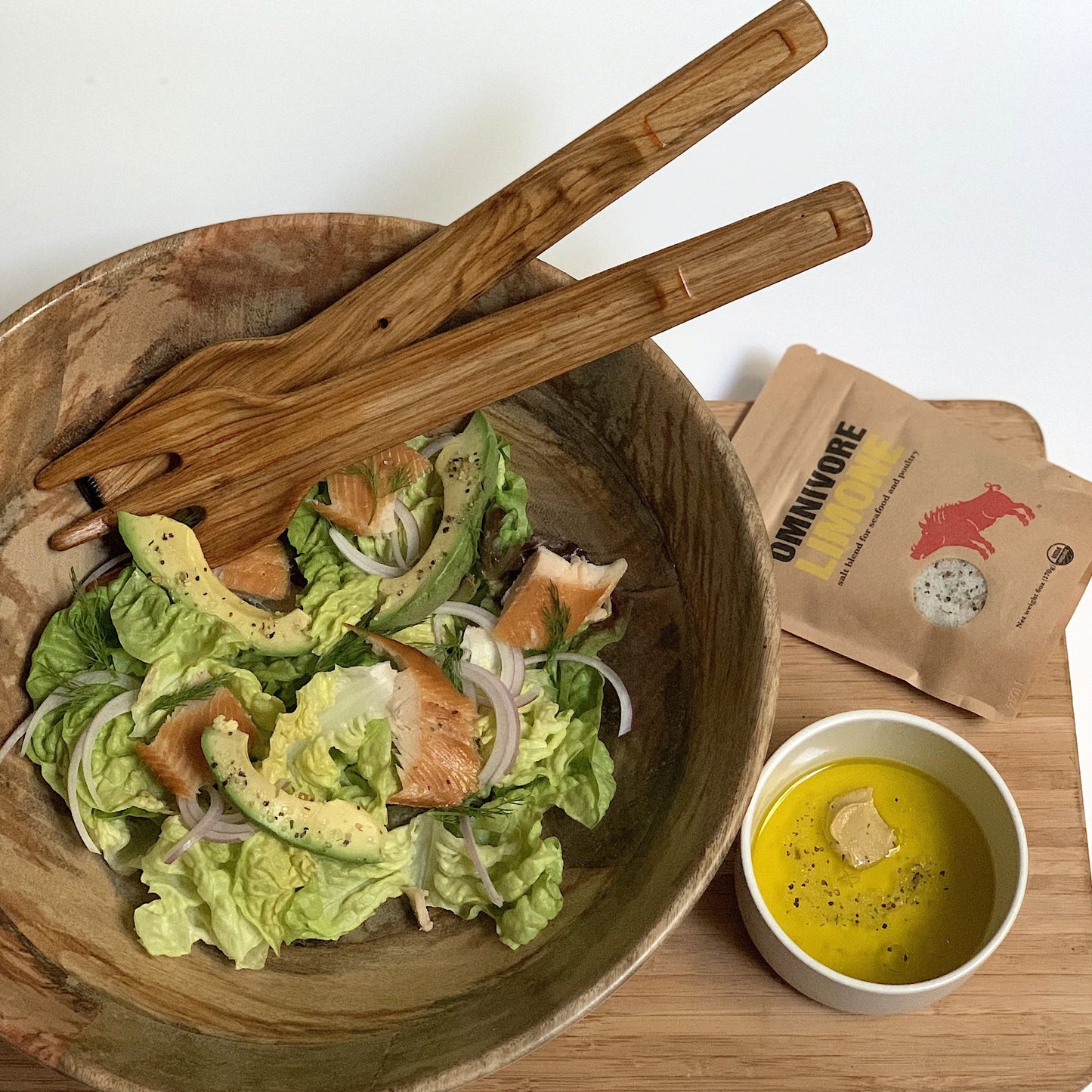 Omnivore Limone Salt 6 oz. Bag - 6 Bags x 6 oz case