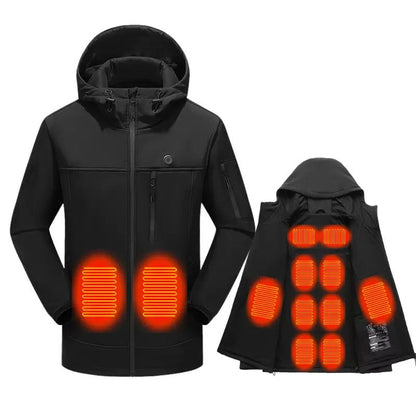 LITEGUEST 10-Zone Softshell Heated Jacket – USB Winter Jacket