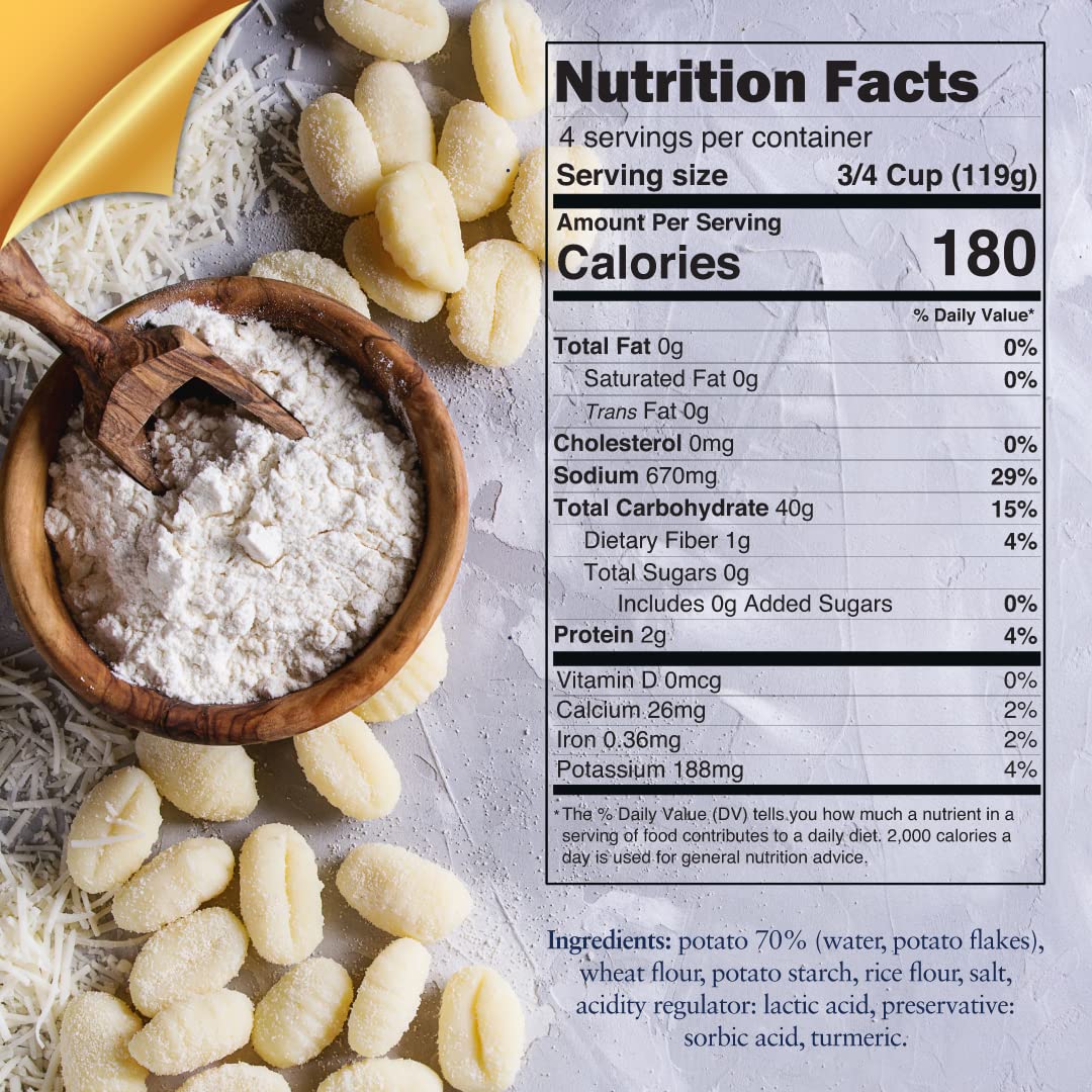 L'Oro Del Sud, Potato Gnocchi, 12 Pack x 1 lb