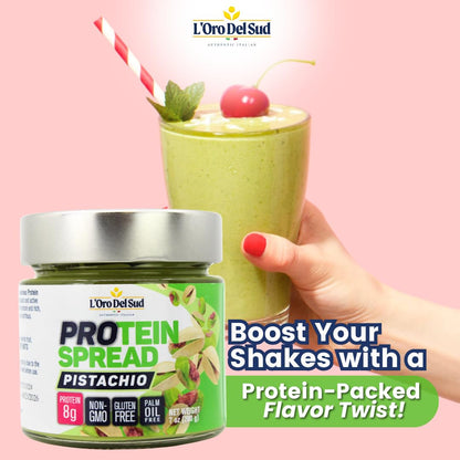 LOro Del Sud, Pistachio Protein Butter Spread,  7oz (200g)