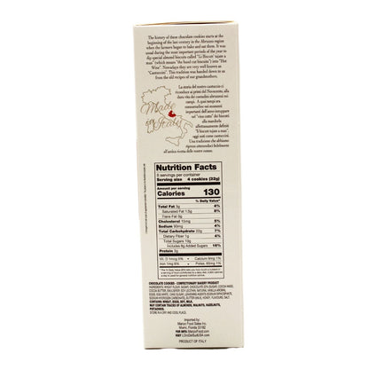 L'Oro Del Sud Cantuccini Biscotti with Chocolate – Authentic Italian Almond Cookies, 6.35 oz