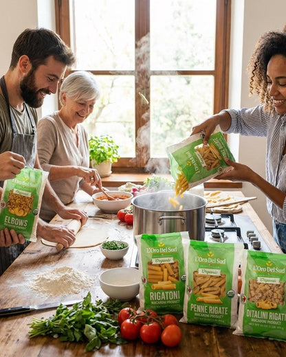 L'Oro Del Sud, Organic Elbows Pasta, 2 Pack x 10 lb Bag