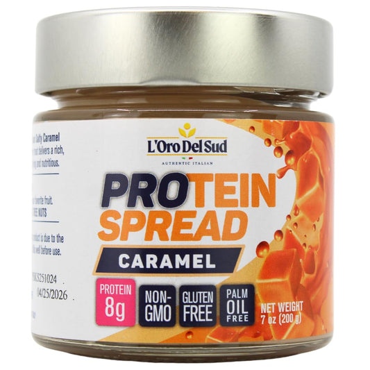L'Oro Del Sud, Caramel Protein Spread, 7 oz (200g)