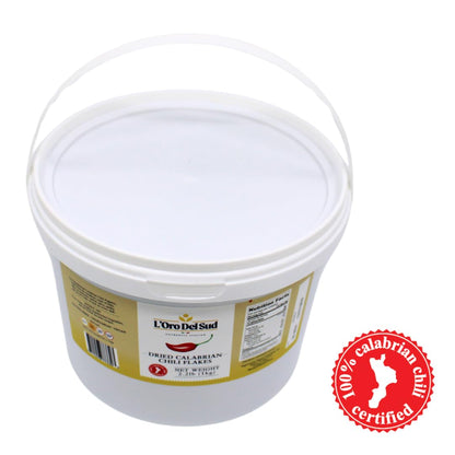 L'Oro Del Sud, Dry Calabrian Chili Red Pepper Flakes, 2.2 lb (1 kg)