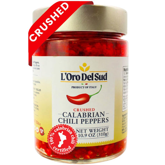 L'Oro Del Sud, Crushed Calabrian Chili Peppers, 10.9 oz (309 g)