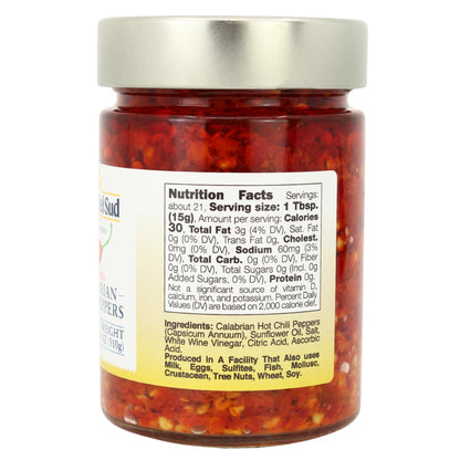 L'Oro Del Sud, Crushed Calabrian Chili Peppers, 10.9 oz (309 g)