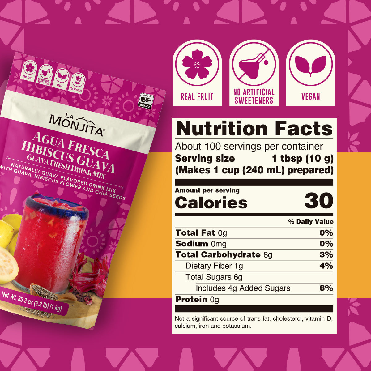 Agua Fresca Hibiscus Guava