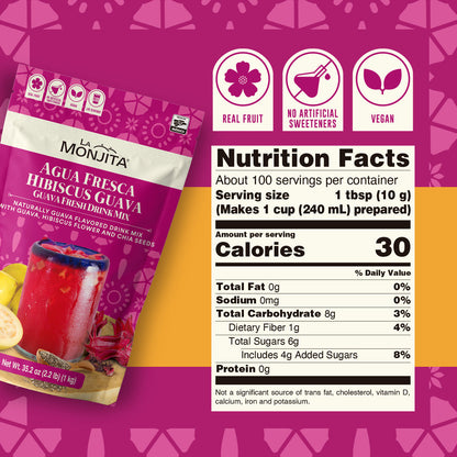 Agua Fresca Hibiscus Guava