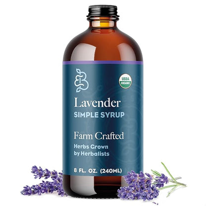 Lavender Simple Syrup - Organic