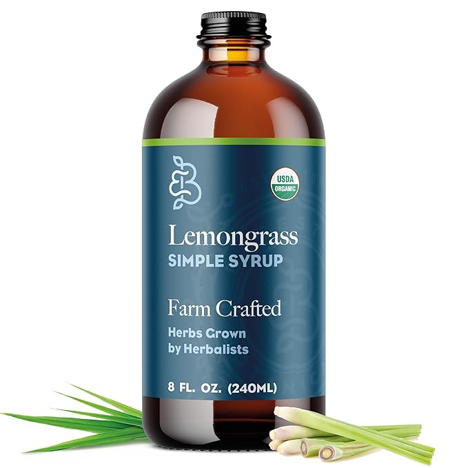 Lemongrass Simple Syrup - Organic