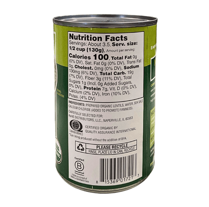 Lentils, Organic, Cadia