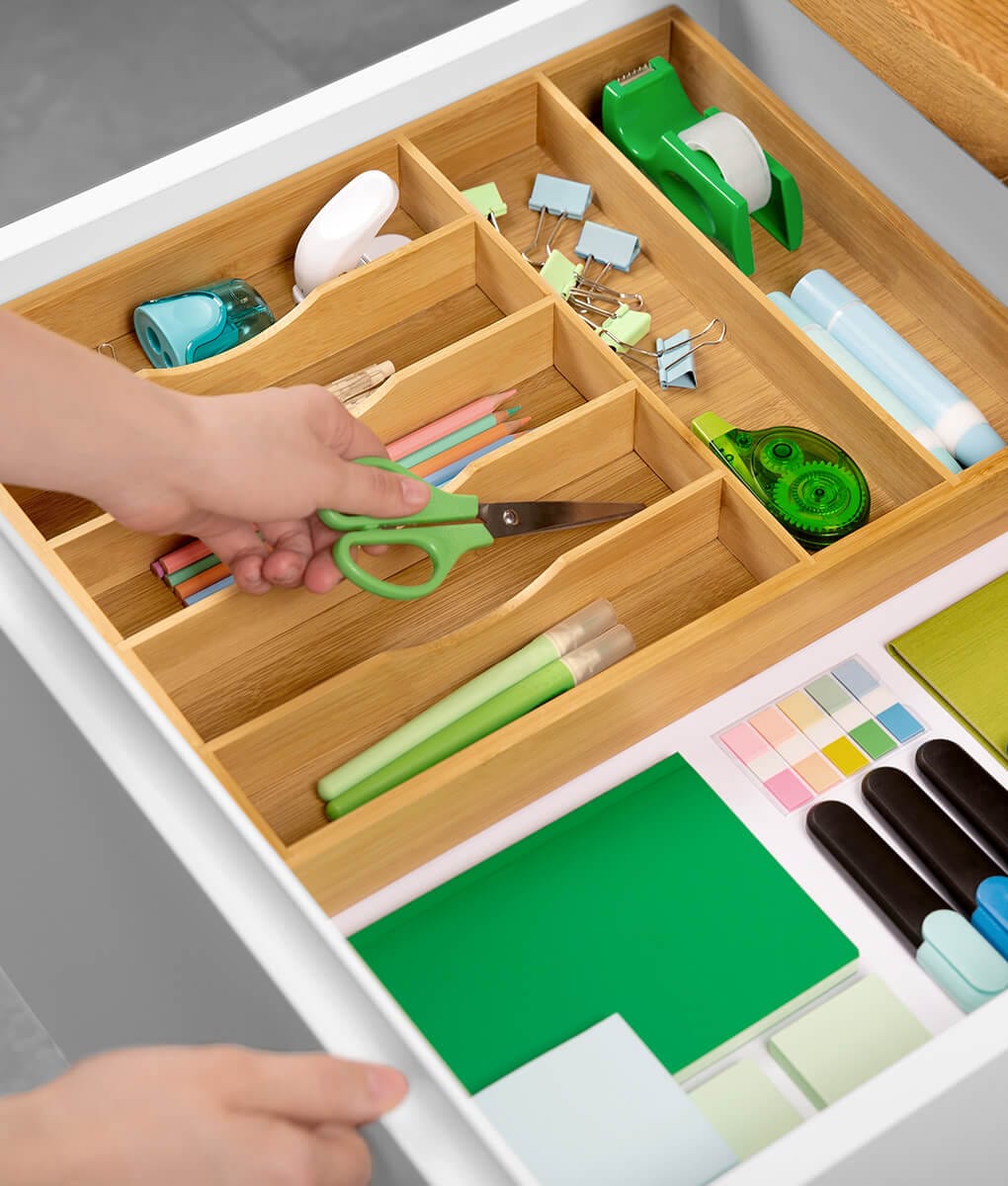 Royal Craft Wood Silverware tray 7 Slots