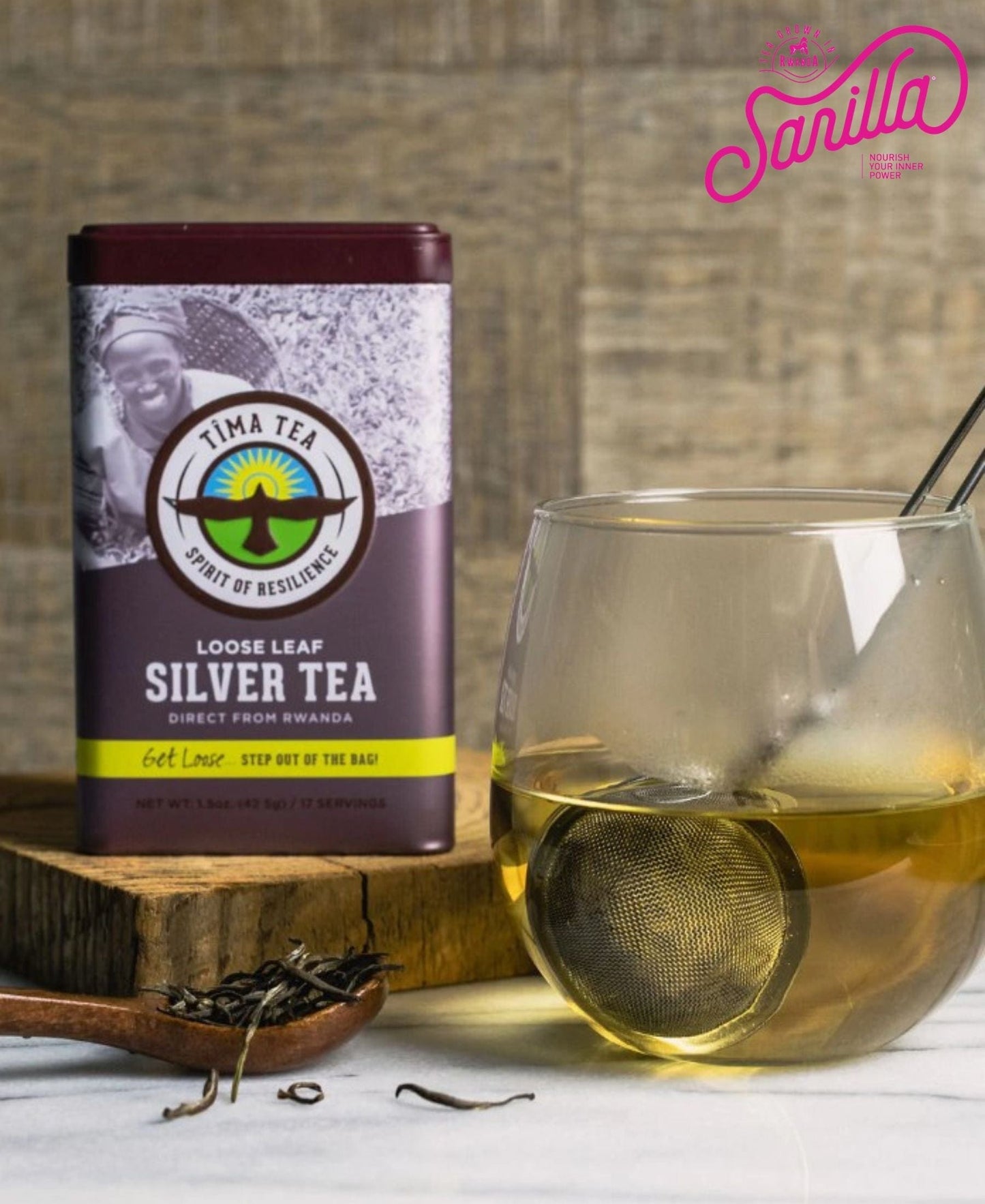 Sarilla Organic Silver Needles Tea: Tins and Bulk