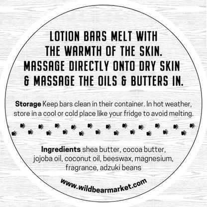 Wild Vanilla Solid Lotion Bar