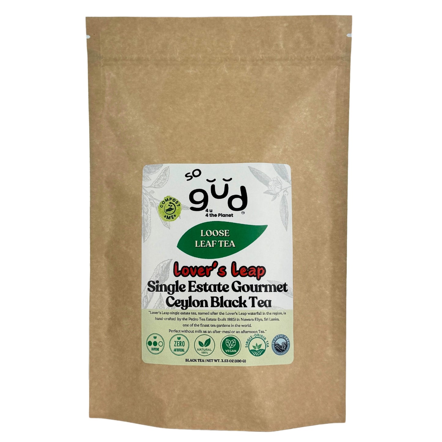 Lover's Leap Loose Leaf Tea | Ceylon Black Tea FBOP