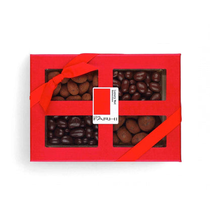 Premium Belgian Chocolate Covered Mixed Nuts - Luxury Gift Box (390g)